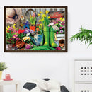 5D DIY Full Drill Diamond Painting Garden Cross Stitch Embroidery Craft Kit