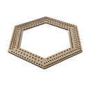 3x/Set Big/Middle/Small Wooden Hexagon Weaving Loom Tool For Making Carpets