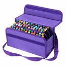 80 Slots Large Capacity Folding Marker Pen Case Art Markers Pen Storage Car