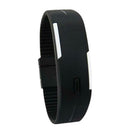 Kid Boy Girl Sport Digital Wristwatch LED Electronic Bracelet Watch (Black)