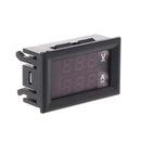 DC 0-100V/50A 2in1 Red Blue Digital Voltmeter Ammeter Volt Amp Meter W/ Shunt