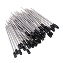 Finest Set of 50 Standard Ink 1mm Rollerball Pen Gel Pen Refills for Staff