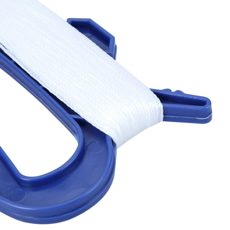 Dual Line Stunt Parafoil Parachute Rainbow Sports Beach Kite (Blue)