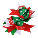 Christmas Baby Hair Bows Ornaments Bowknot Hairpin Headdress (004) W5I1