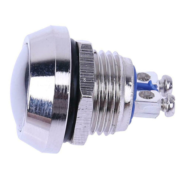 12mm Metal Boat Horn Momentary Stainless Steel Push Button Starter Switch