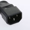 High Performance Male 90 Degree IEC 320 C14 To Female C13, Additional Cable