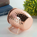 550ml Stainless Steel Hammered Moscow Mule Copper Plated Mug Beer Cup Dri UGD