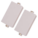 5Pcs White Plastic Humbucker/Single Coil Pickup Covers for Electric Guitars