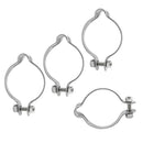 4X Bicycle Cable Clamp Derailleur Line Brake Shifter Tube Clamp Line 25.4mm