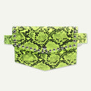 Removable Wrist Bag Serpentine Fanny Packs Women Crossbody Leather Rivet Bags