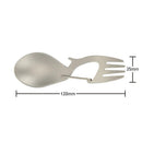 Cookware Spoon Fork Bottle Opener Outdoor Tools (Stainless Steel) A