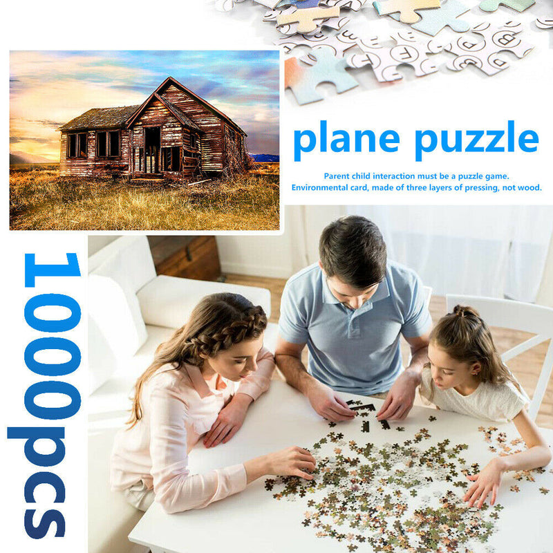 Log Cabin Jigsaw Picture Puzzles 1000pcs Educational Toys for Kids Adults