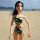 5Set Popular Summer Beach Siamese One-piece Swimsuit Swimwear Bikini Bathing