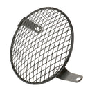 Black 6.5" 16cm Headlamp Headlight Grill Stone Guard Stainless Steel