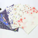 10Pcs  Fresh and Elegant Floral Envelope Letterhead Cherry Roses Letter Paper JR