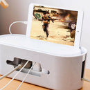 Power Strip Cord Storage Boxes Power Line Storage Organizer 1 Pc Cable Coll