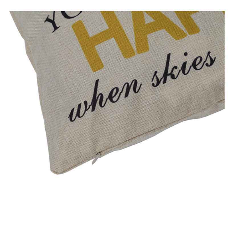 "You are my Sunshine "Linen Leaning Cushion Throw Pillow Covers Pillowslip