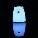ABS Night Light Bedside Lamp Bear Color Light Children Cute Night Lamp Bedr