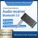 Bluetooth Receiver Car Kit, Portable Wireless Audio AUX Adapter 3.5mm Stereo