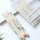 10 Pcs/Set Write Brush Pen Color Calligraphy Sketch Pens Drawing Art Marker S7S9