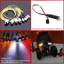 2 Red 2 White 4 Yellow LED Lamp Ligth Headlight with Circuit Panel for RC