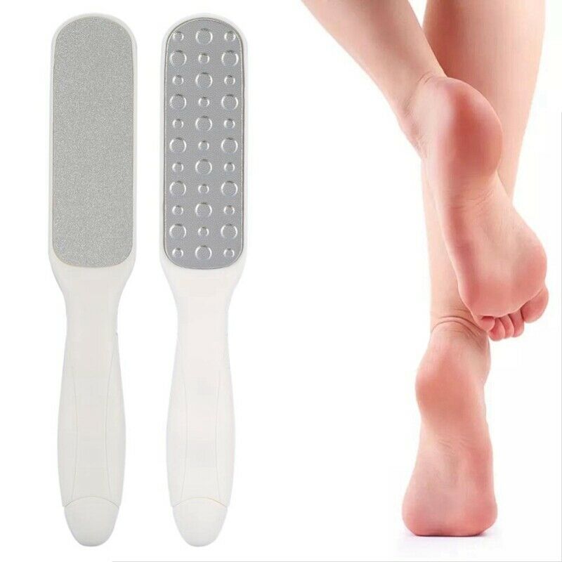 1Pc Profession Double Sided Hard Dead Skin Callus Remover Pedicure Foot Ras C2Y6