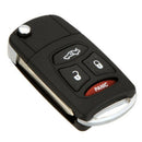 Replacement 4 Buttons Flip Folding Car Remote Key Case Shell for Chrysler D