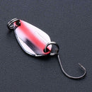 5pcs 3.0g/5cm Colorful Metal Hard Spoon Sequin Fishing Lures Copper Baits