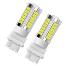 2x LED Lamp Bulbs 3W 1200LM 3157 33SMD 5730 Car Brake Tail Lamp White Light