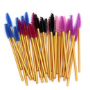1/50Pcs/Pack Disposable Mini Eyelash Brushes Mascara Applicator Wand Brushe