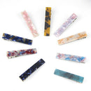 9Pcs Acetate-Hair-Clips Hair Accessories Leopard Print Marble Pattern Hair