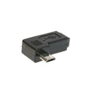 Micro USB Male to Mini USB Female 90 Degree Converter Data Adapter