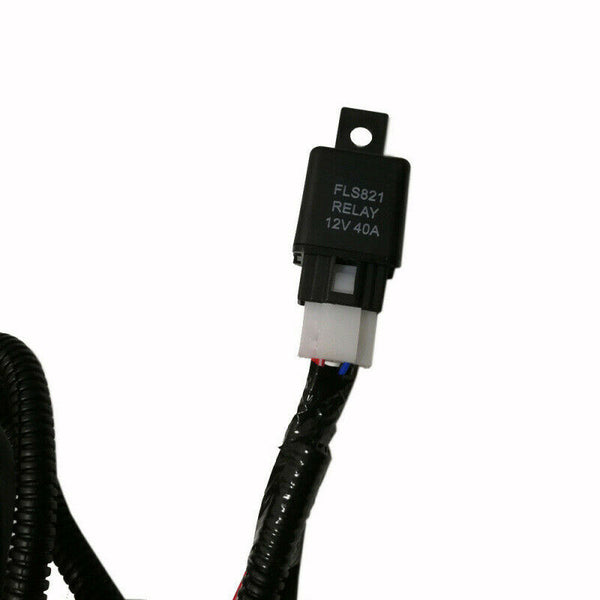 1 Set Of H11 Fog Light Harness Wiring Line LED Indicator Switch 12V Relay