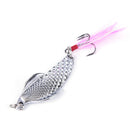 Sliver Metal Sequins Fishing Lure Spoon Lure  Hard Bait Hook FishingTackle 3C