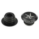 1 Pair Handlebar Handle Plug Aluminum Alloy Bicycle Mountain Bike O2C7