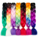 Hair Wigs 24Inch Synthetic Jumbo Braids Hair 100G/Pack Hair Blonde Crochet