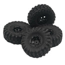 4x RC Rubber Tyres  Set Fit for WLTOYS 12428 RC Car Buggy Truck DIY Parts