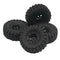 4x RC Rubber Tyres  Set Fit for WLTOYS 12428 RC Car Buggy Truck DIY Parts