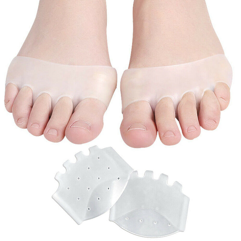 Silicone Gel Insoles Forefoot Pads Pain Relief Toe Separator Foot Insert-Cushion