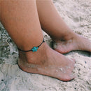 Women Boho Turquoise Turtle Chain Anklet Bracelet Foot Chain Beach Jewelry S Gw