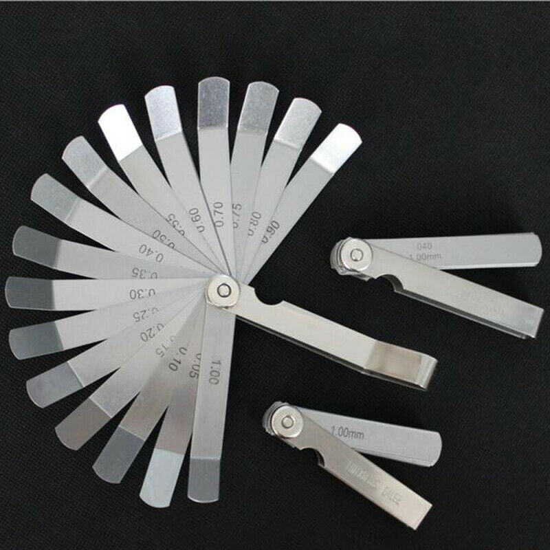 Stainless Steel Measure Tool Metric 0.05 To 1Mm Thick Curved Feeler Gauge  KAY