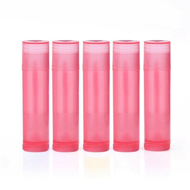 15pcs Rose red Lipstick Empty Tube Wax Tube Lipstick DIY Lipstick Tube Cosmet W3