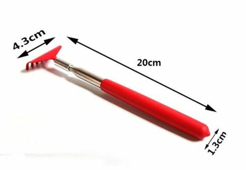 Soft Grip Metal Back Scratcher Telescopic Extendable Handy Pocket scrath Gn