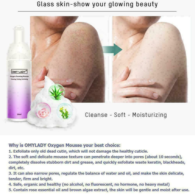 50ml Deep Cleansing Exfoliating Peeling Mousse Removal Scrub H0D8 Facial Ne W2R2