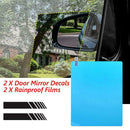 Car Stickers Hot Selling Portable Durable Simplicity Side Window Anti Fog Rainpr