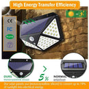1x 100 LED Outdoor Solar Power Wall Light PIR Motion Sensor Garden Security Lamp