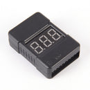 BX100 1-8S Lipo Li-ion Battery Voltage Tester Monitor Low-Voltage Buzzer Ala Cy