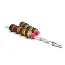 1Set/7pcs Parrots Bite Toys Parrots Birds Wooden Stand Toys Large Birds Finches