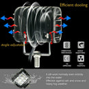 4Inch Work Side Shooter LED Light Bar Combo Pod White & Amber Strobe Lamp SU Hn