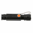 Multifunctional LED Flashlight USB Inside Rechargeable Battery Powerful  IRQ